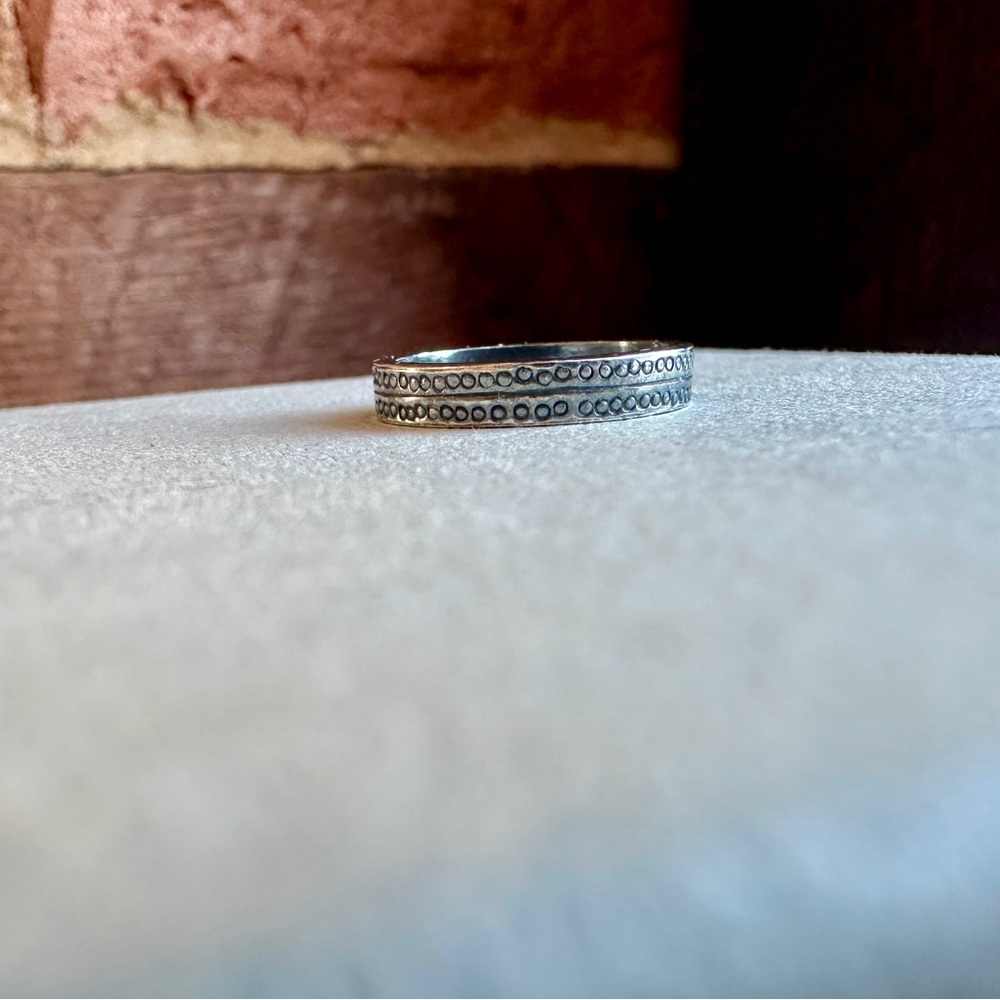 Fríða Celts & Kings Ring - Double Band - Oxidized Silver Ring